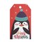 Wrapables Christmas Holiday Gift Tags/Kraft Paper Hang Tags for Gift-Wrapping, Labelling, Package Decoration (50pcs)